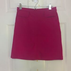 Fuchsia Knee Length Skirt
